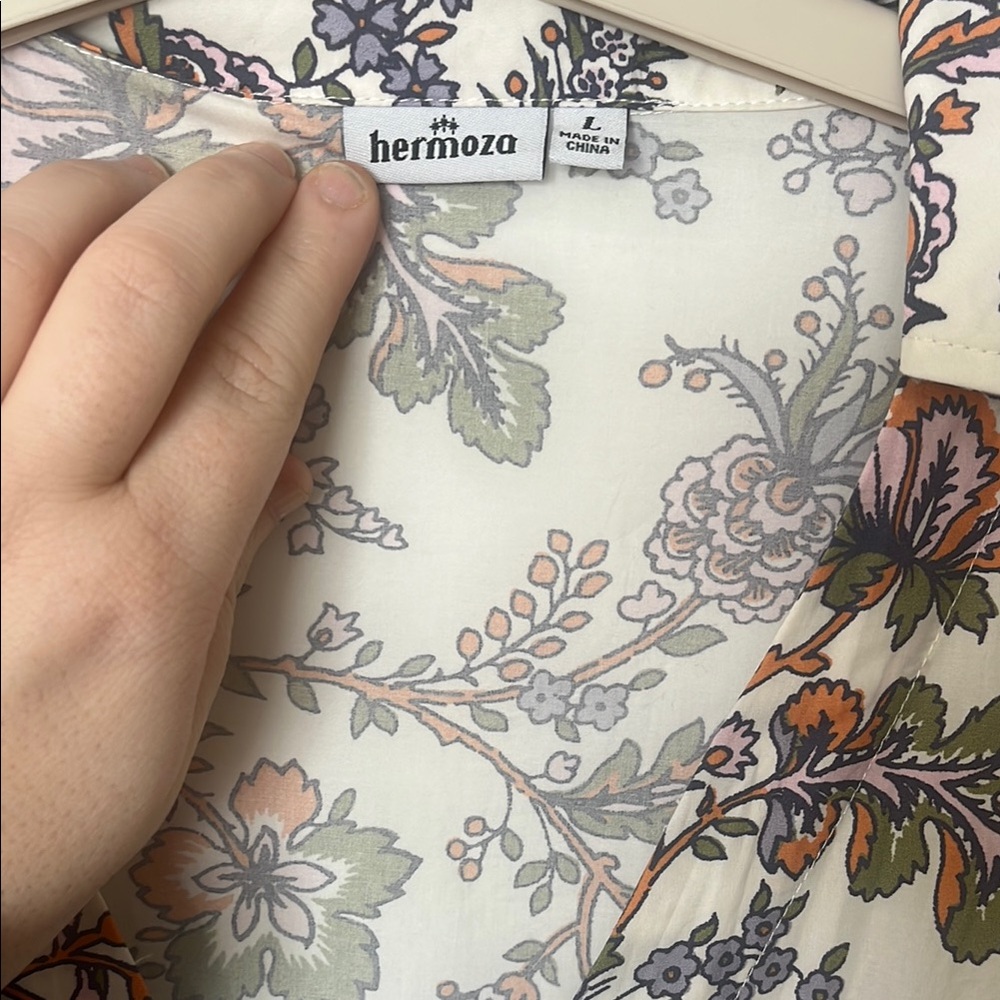 Floral Print Women's Dress - Picture 2 of 6